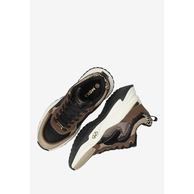 Mexx Sneaker Palma Ora Taupe/black Dames - Maat 37