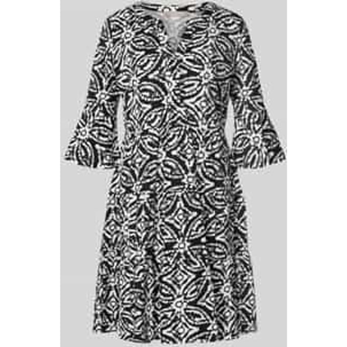 mini-jurk met tuniekhals