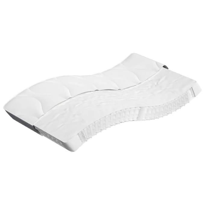 vidaXL - Pocketveringmatras - middelhard - 100x220 - cm