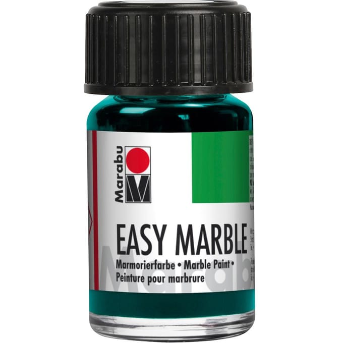 Easy Marble Marmeringverf, Marabou, 15 ml - Turkooisblauw