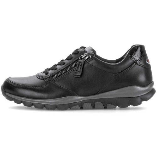 Gabor rollingsoft sensitive 0100.01.003 - dames rollende wandelsneaker - Zwart - maat 36 (EU) 3.5 (UK)