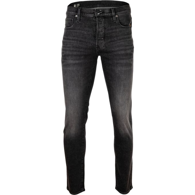 G-Star 3301 Slim Jeans Dark Grey Talla: W30L32 | Vaqueros Pitillo Outlet | Hombre | Gris