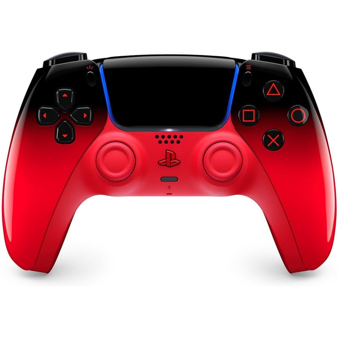 Sony PlayStation draadloze controller DualSense Hyperpop Techno Red-editie voor PS5- en PC-consoles – rood