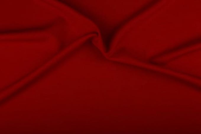 Texture/polyester stof - Rood - 25 meter