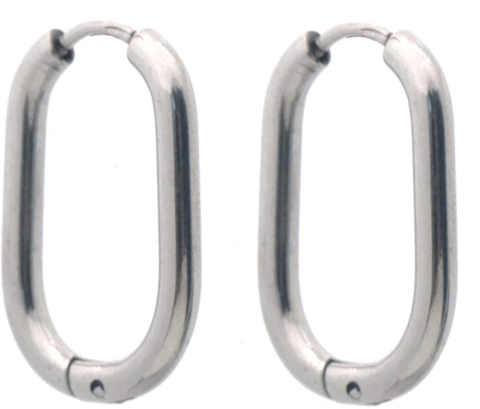 Dames oorbellen - Zilver - Tijdloos design - 2x1.2cm