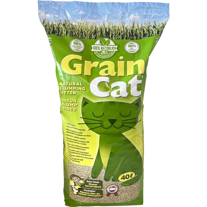 40l GrainCat kattenbakvulling