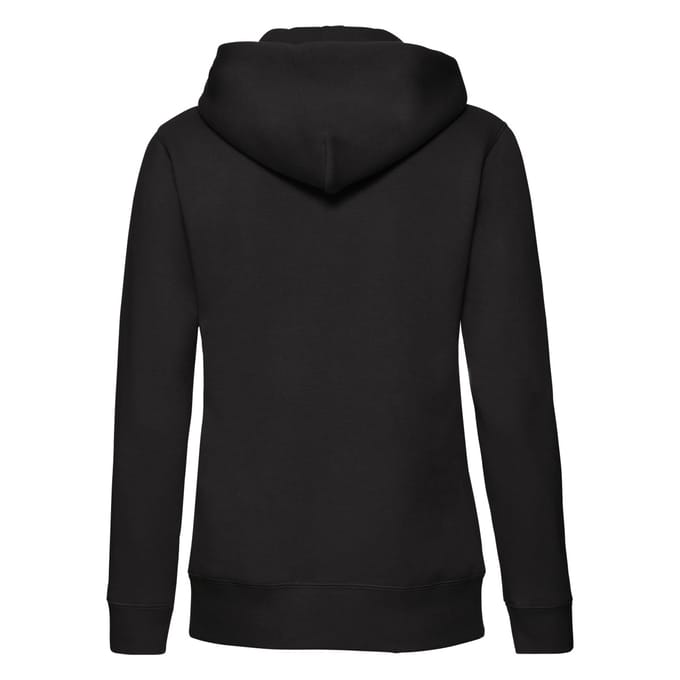 Fruit of the Loom Dames/Dames Premium Sweatjack (Zwart)