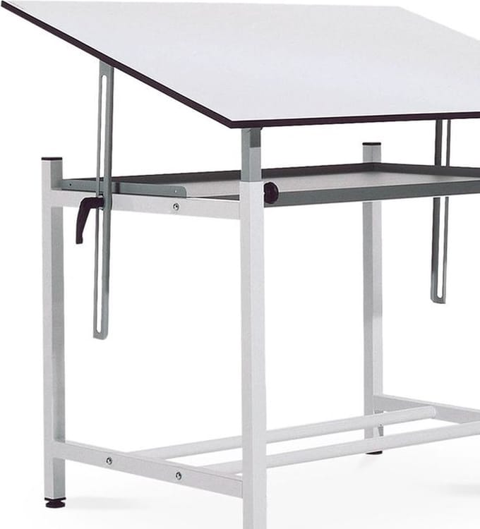 Rocada Professionele tekentafel met legplank - Verstelbaar - Blad 80x120 cm