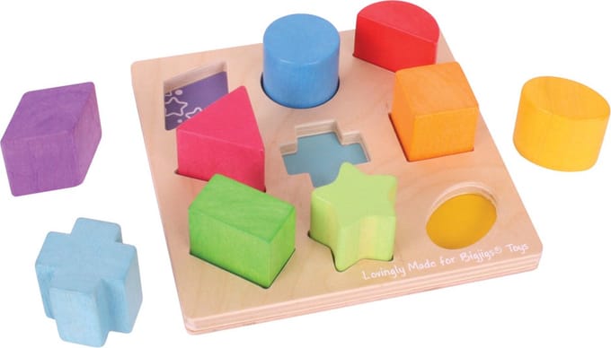 Bigjigs Baby - Blokken Vormen Puzzel
