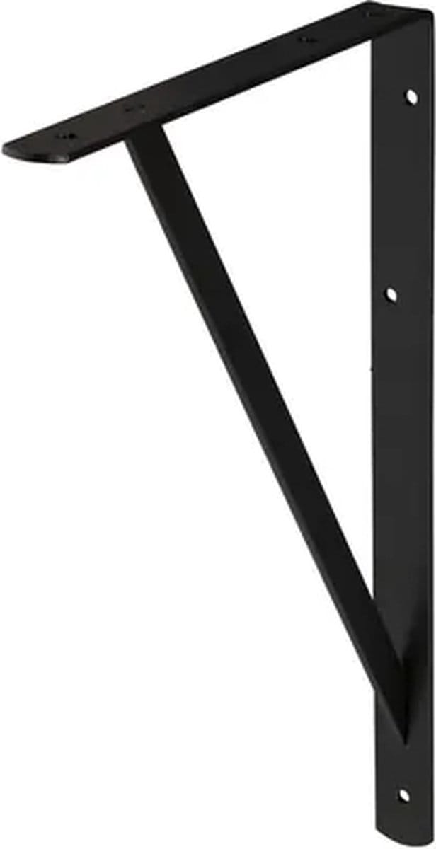 Plankdrager Industrie Mat Zwart 25x40cm