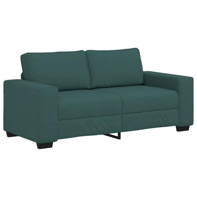 vidaXL - 2-zitsbank - donkergroen - 180x77x82 - cm - stof