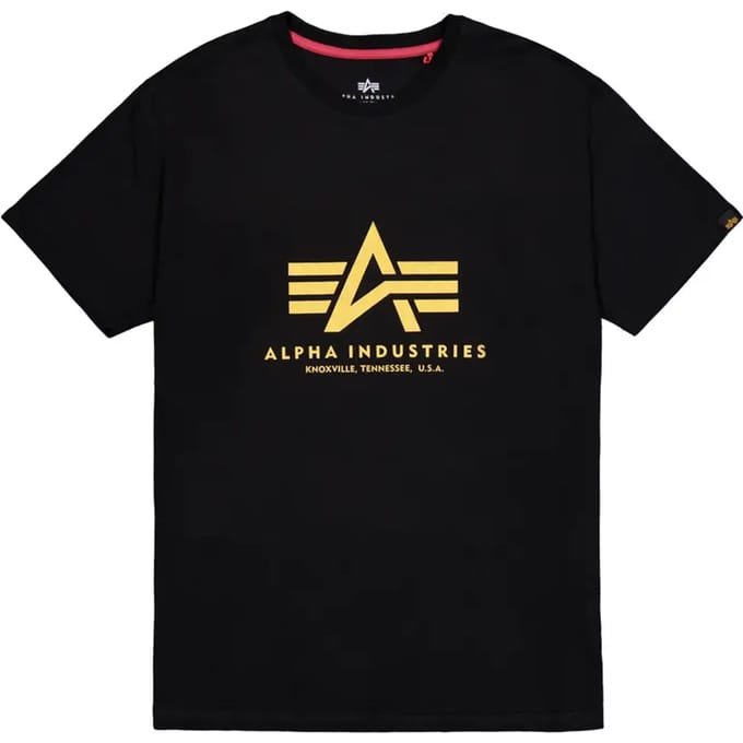 T-shirt met labeldetail model 'Basic'