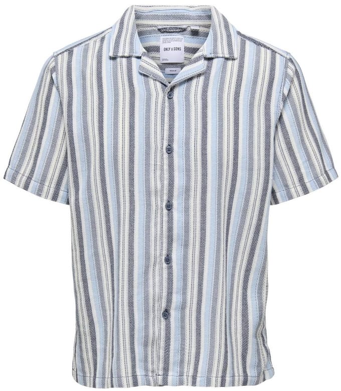 Only & Sons Trev Life Stripe Overhemd Heren - Maat L