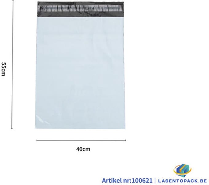 100x Verzendzakken Coex 40 cm x 55 cm