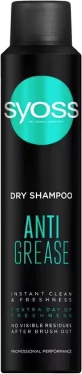 Syoss - Shampoo - Droogshampoo - Anti Grease - 200ml