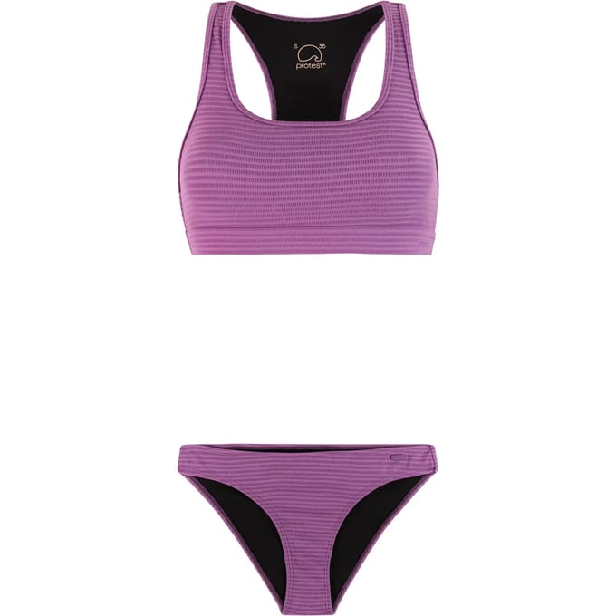 Protest PRTEager 25 – Surf bikini set Dames – Sup bikini top – Uitneembare vulling – Zwart