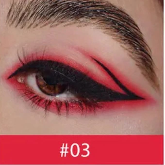 Waterproof Matte Gel Eyeliner - 03 Red - 0.2g