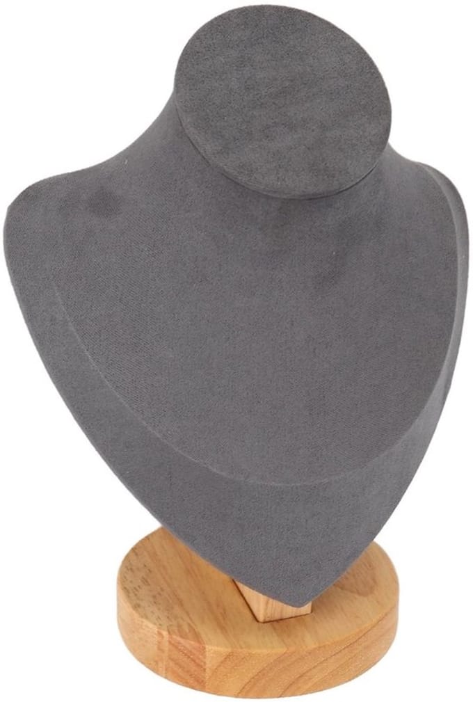 Allecto - Ketting Display Stand - Flanellen Sieraden Buste