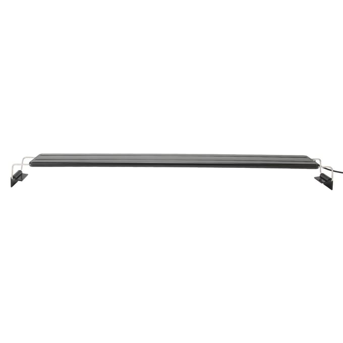 LED Aquariumlamp 4 Rijen Kralen 3 Kleurmodi Spatwaterdicht Warmteafvoer Uitschuifbare Beugel black