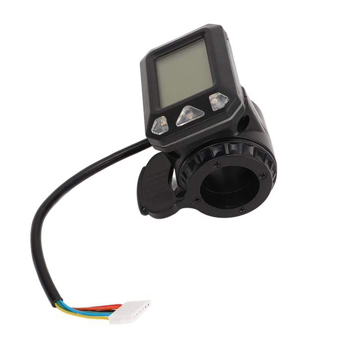 36V 6-pins elektrische scooter duimgasdisplay Geïntegreerd Hall-duimgasdisplay voor black