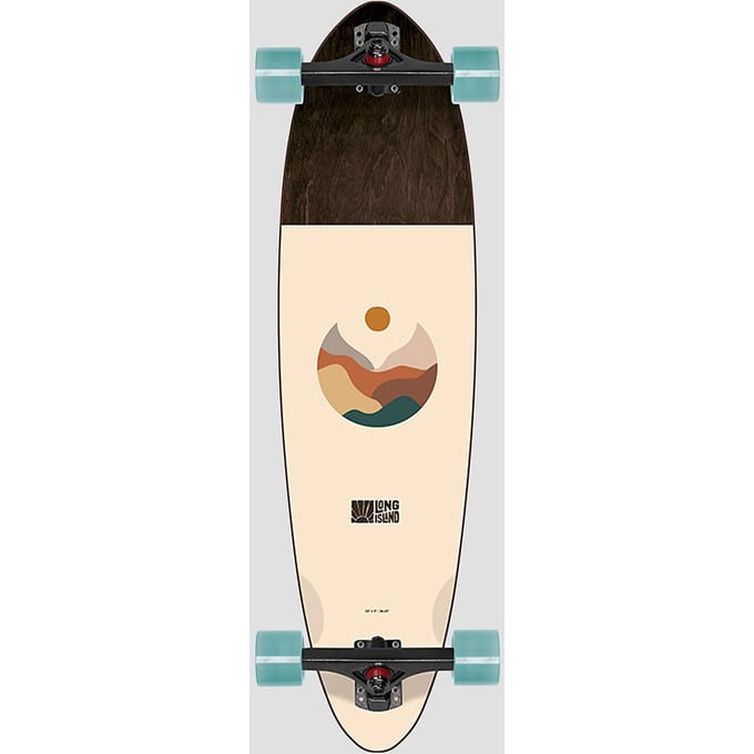 Long Island Longboards Gloomer 35"X9" Pintail Complete patroon