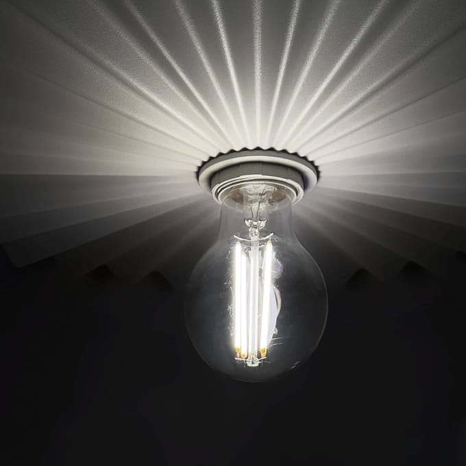 Linea Light Hanglamp Doge_P, wit, metaal, Ø 39 cm, E27