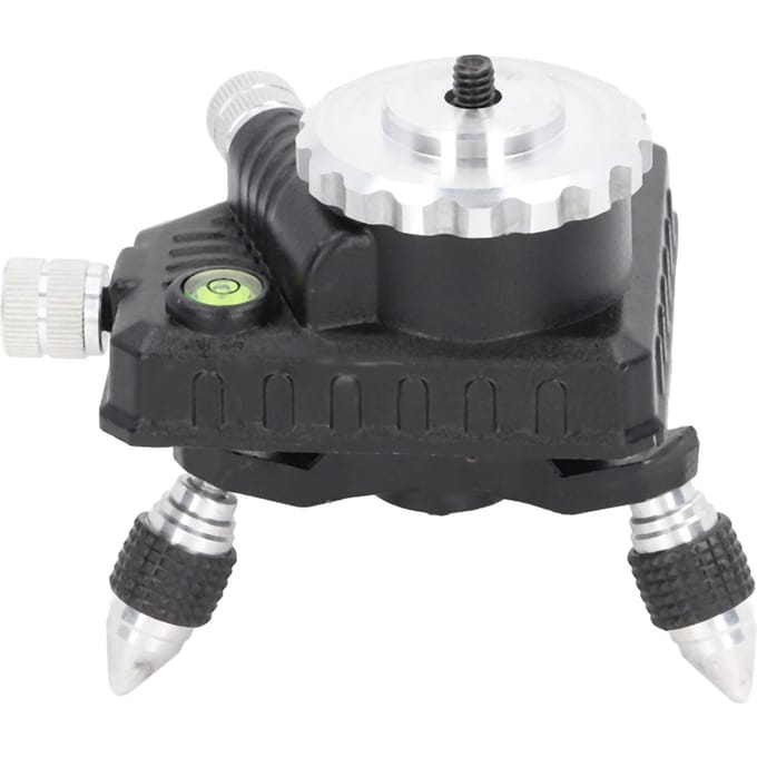 Nivelleringsbasis 360 graden draaibaar fijn afsteladapter voor laserwaterpas statiefconnector