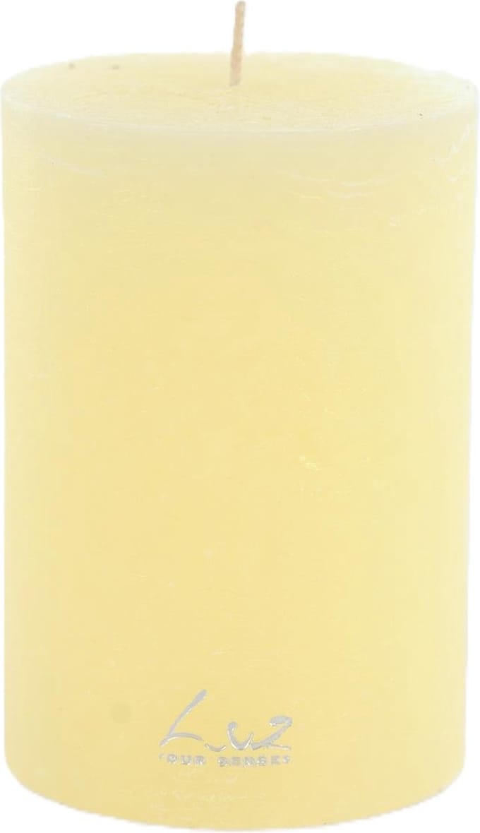 Rasteli Luz Your Kaars Cilinder Geel D 9 cm H 13 cm