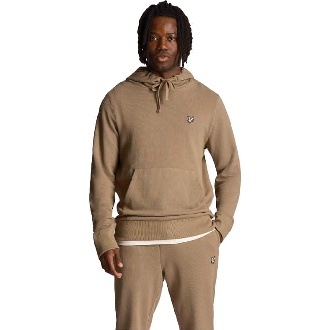 Lyle & Scott Heren Utility Loopback Hoodie (Beige)