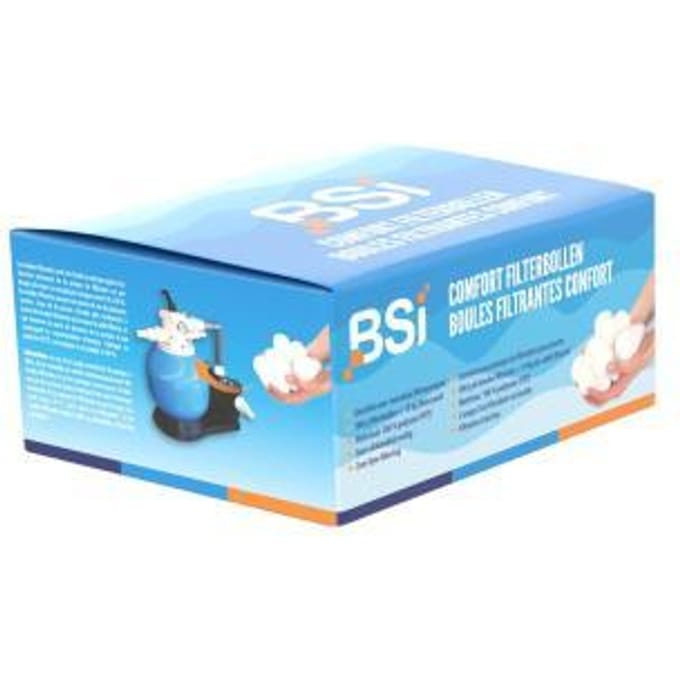 BSI - Comfort Filterbollen - Zwembad - Spa - Het innovatieve vervangmiddel voor filterzand - 500 g