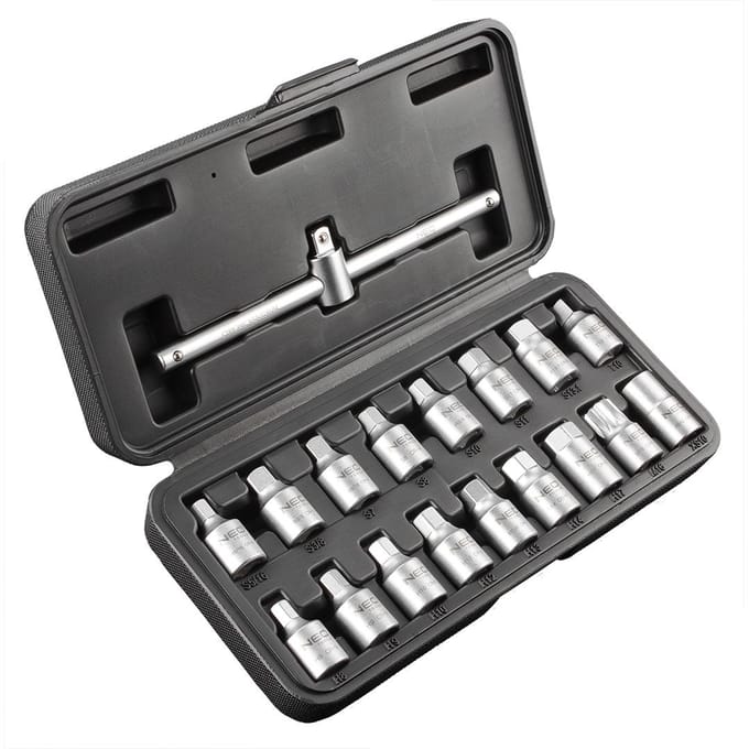 NEO 235 Serie - Klucze do Spustu Oleju - 18-delige Set - CrV Staal