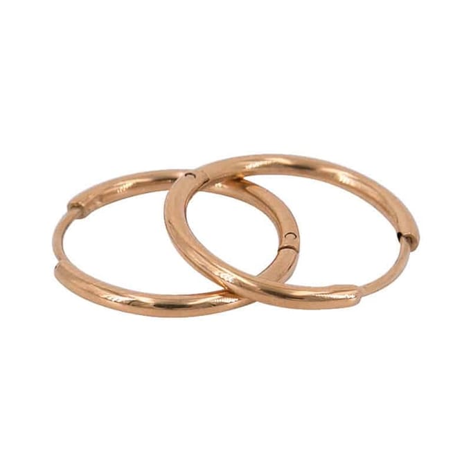 Kalli edelstalen Oorbel 1896 Rose 17mm