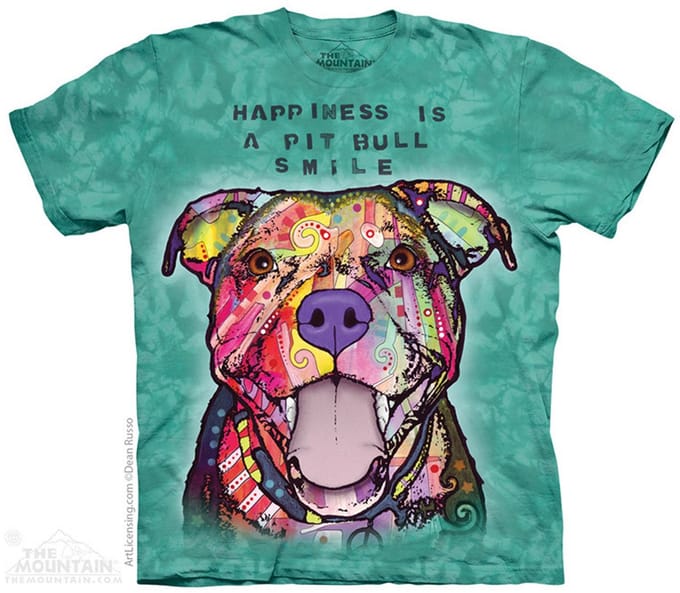 T-shirt Pit Bull Smile S