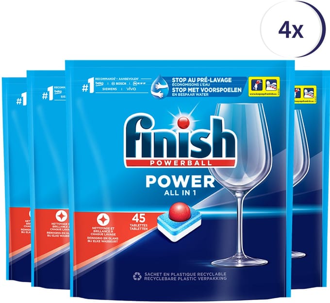 Finish Power All in One - 180 Capsules - Halfjaarbox