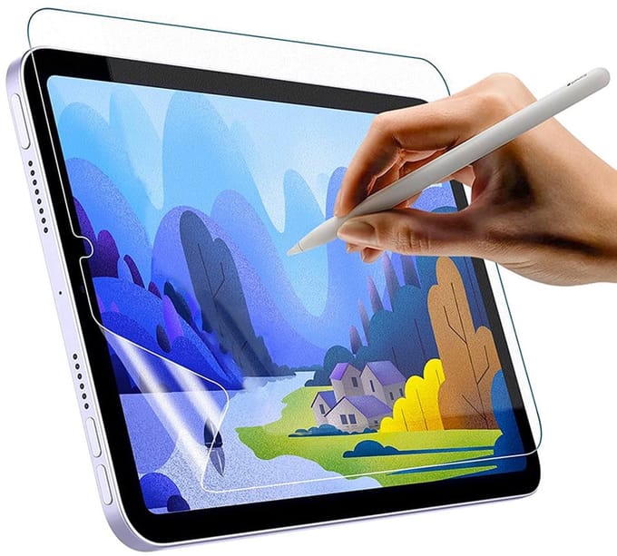 Solidenz Matte Paper feel voor tekenen screenprotector geschikt voor iPad Mini 7 en Mini 6 - 8.3 inch - Matte screenprotector - Solidenz Teken Folie Protector - Screen Protector - Folie voor tekenen