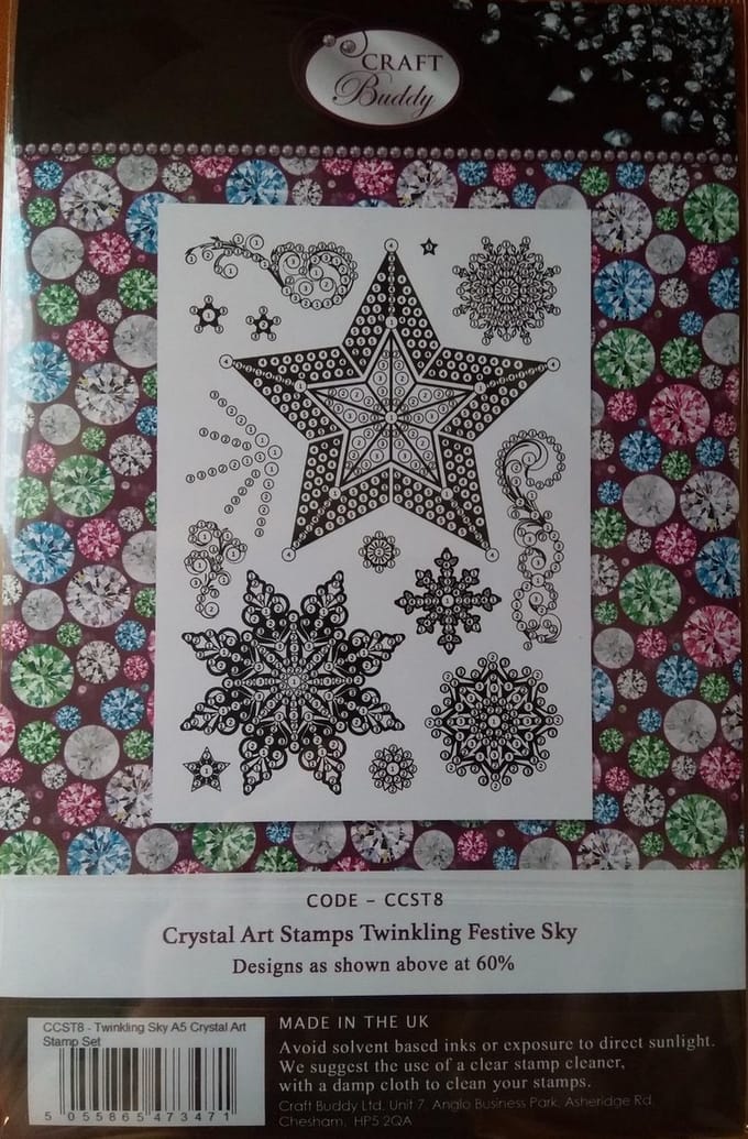 Crystal Art Diamond Painting stempels Twinkling Festive Sky