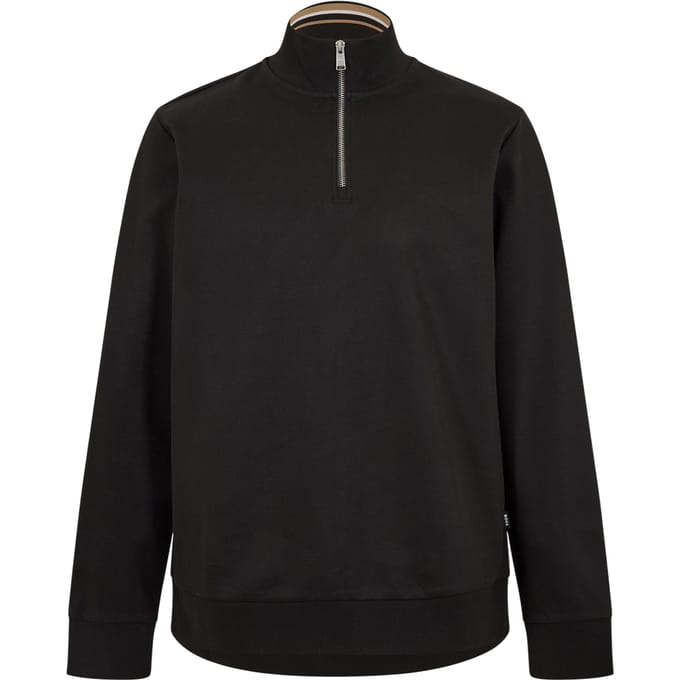 Boss Heren Stimmann Fleece Top (Zwart)
