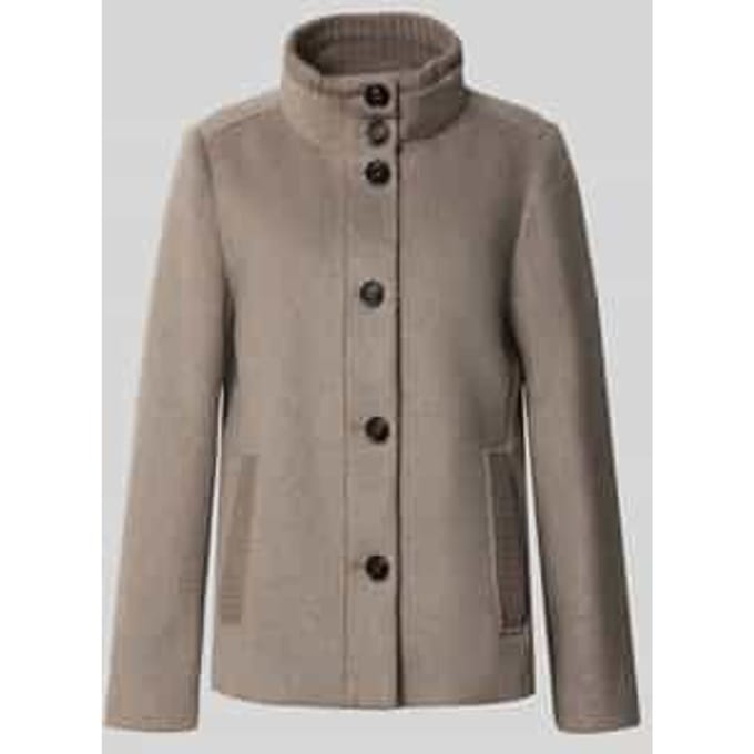 Slim fit jack met wol