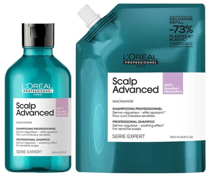 L'Oréal Professionnel - Scalp Advanced Anti-Discomfort Shampoo Refill Set - 300+500ml