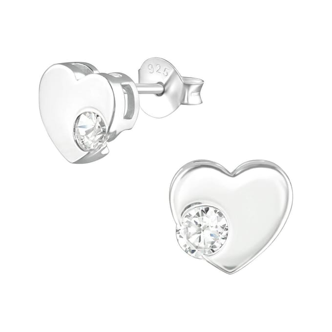 Montebello Oorbellen Lilou - 925 Zilver E-Coating - Hart - 8x7mm