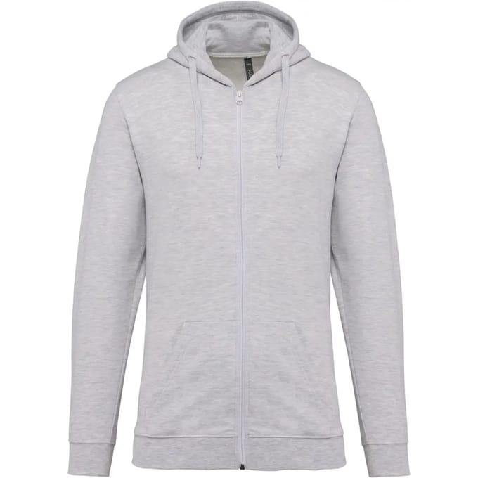 Kariban Sweater met rits en capuchon K479 - Ash Heather - M