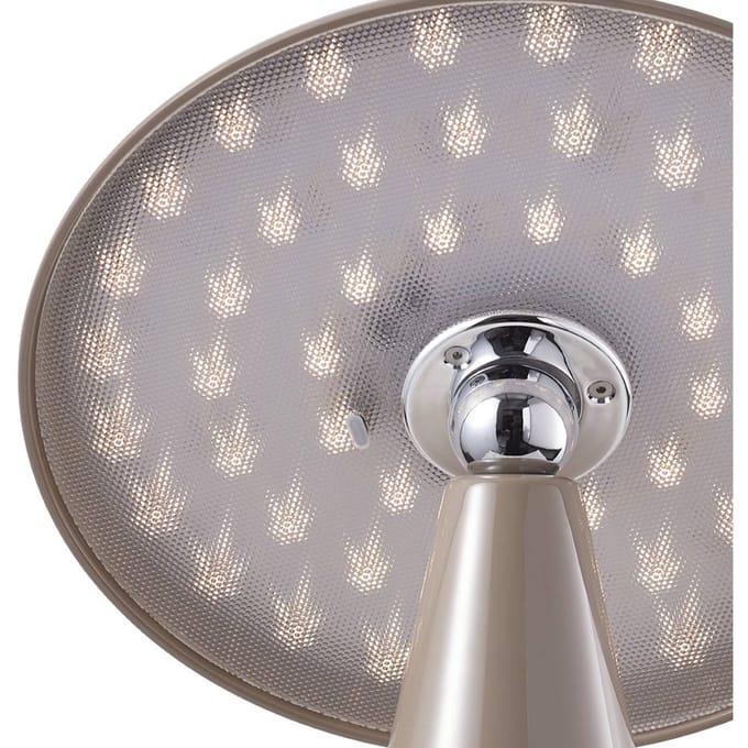 Beacon Lighting Beacon LED tafellamp op accu Kinoko, bruin, 27 cm, CCT