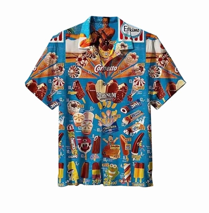 IJsco Blouse - Heren - Grappig - Festival - Feest - Zomer