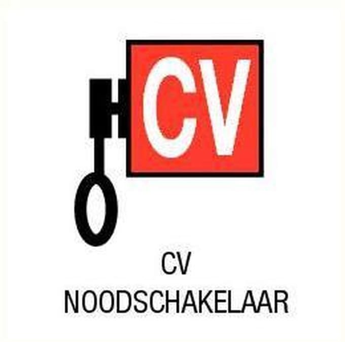Cv noodschakelaar bord - kunststof 150 x 150 mm