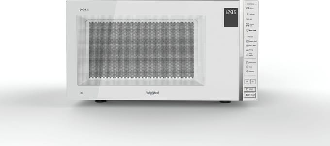 WHIRLPOOL MWP304W Micro-Ondes Posable Gril &amp; vapeur - COOK30 - Blanc - 30L