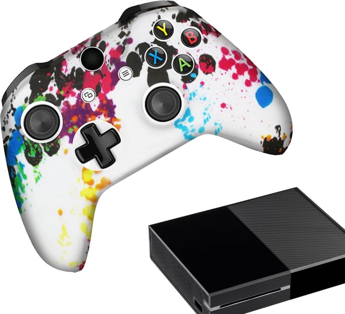 Gadgetpoint - Hoesjes & Skins voor Xbox One - Performance Gaming Case - Soft Grip Covers - Anti-Slip Controller Accessoires - Painting