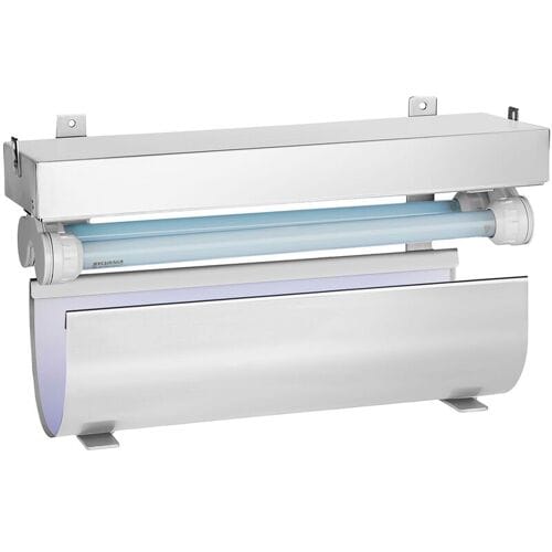 GGM Gastro Insectenverdelger met kleefplaat PREMIUM - 30-80m² bereik - 2x 15W zilver