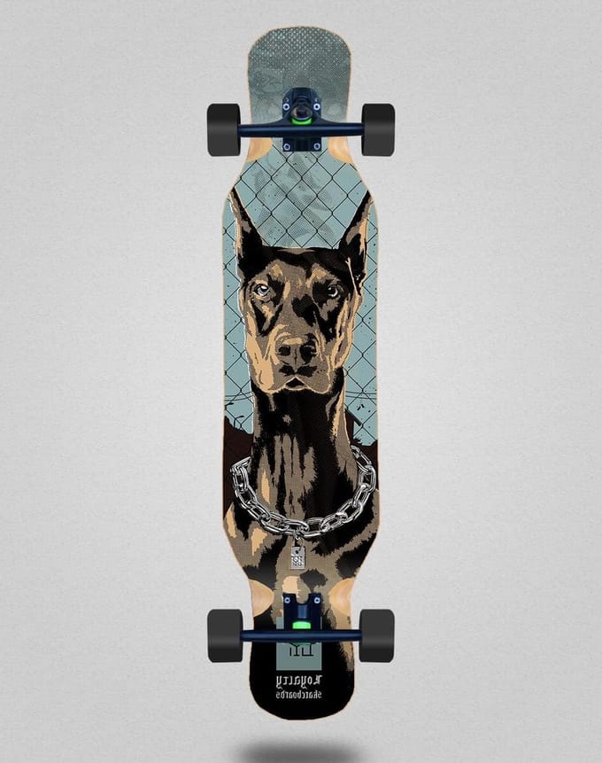 Longboard Compleet - Skateboard Plank - Cruisen Door Stad - Grote Stabiliteit - 46 x 10 Inch - Turquoise