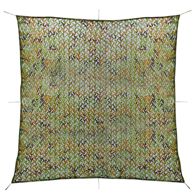 vidaXL - Camouflagenet - met - opbergtas - 2x3 - m - groen