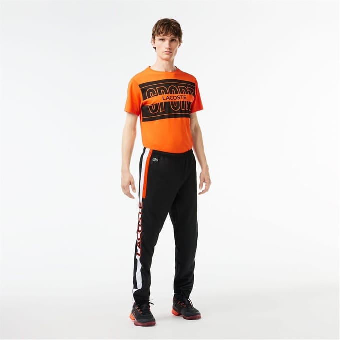 Lacoste Heren Slim Joggers (Zwart/Wit)